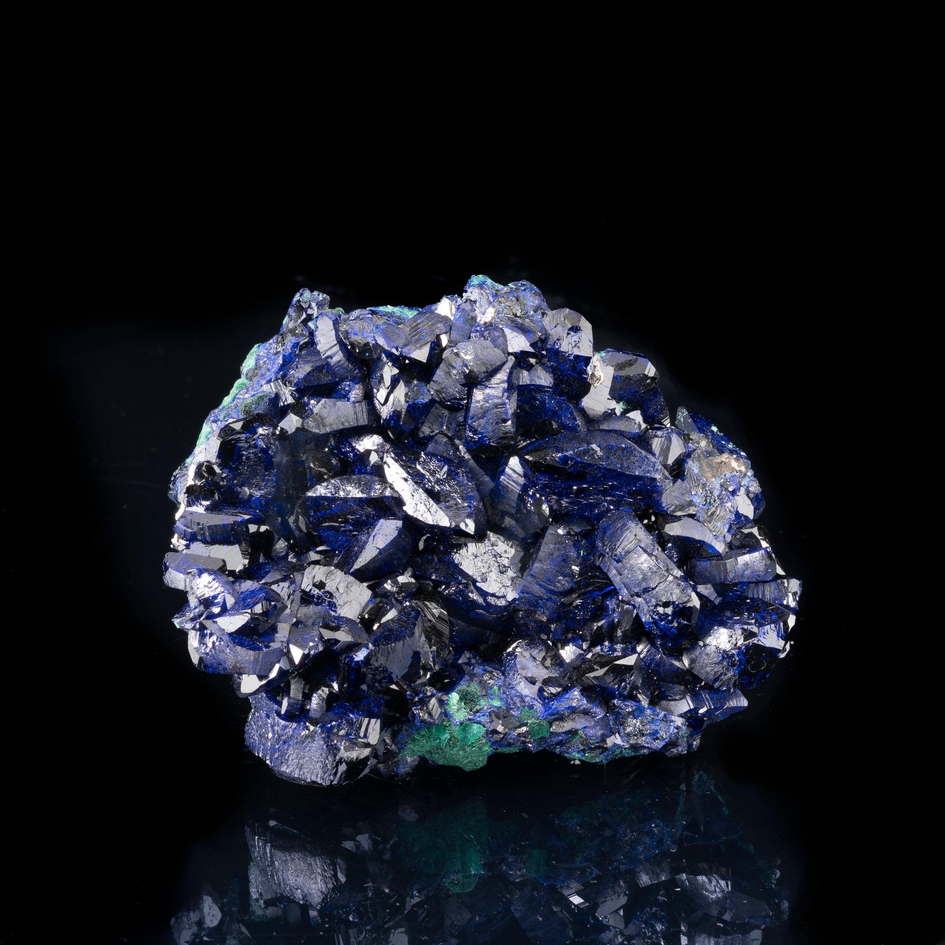 Azurite on Malachite From Milpillas Mine, Mexico In New Condition For Sale In New York, NY