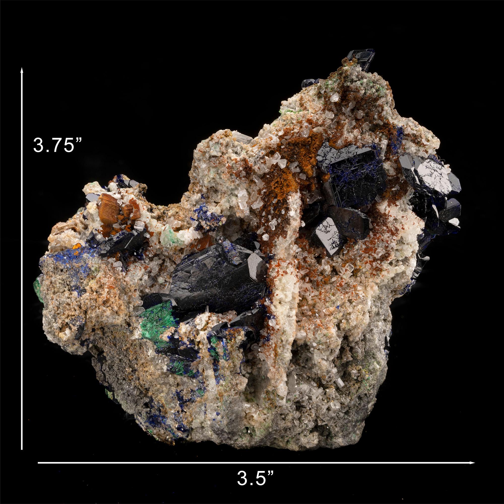 Azurite con Cerussite dalla Namibia in vendita 2