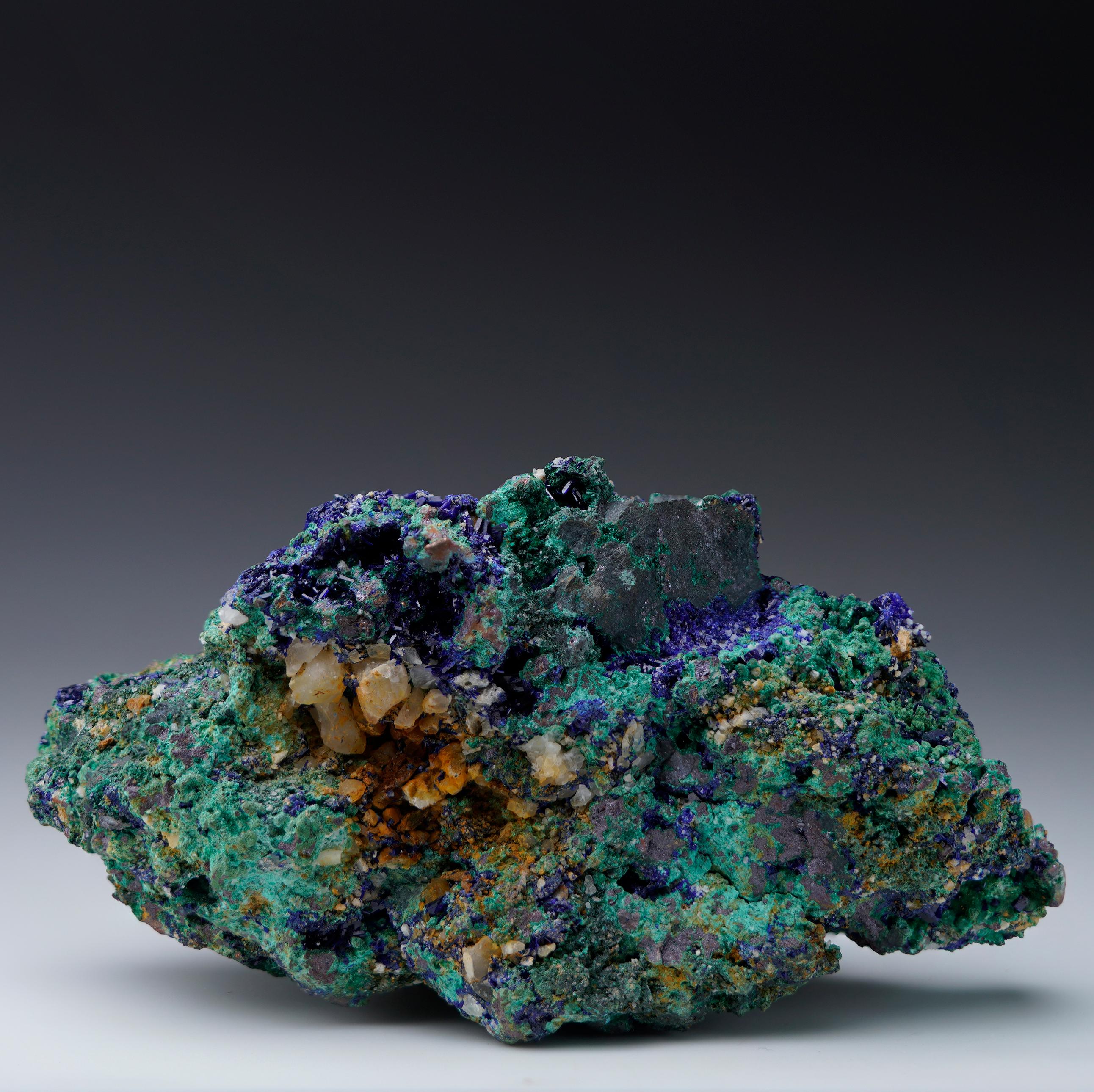 Azurite avec Malachite - 430 Grammes Neuf - En vente à New York, NY