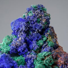 Azurite with Malachite from Bisbee, Arizona USA