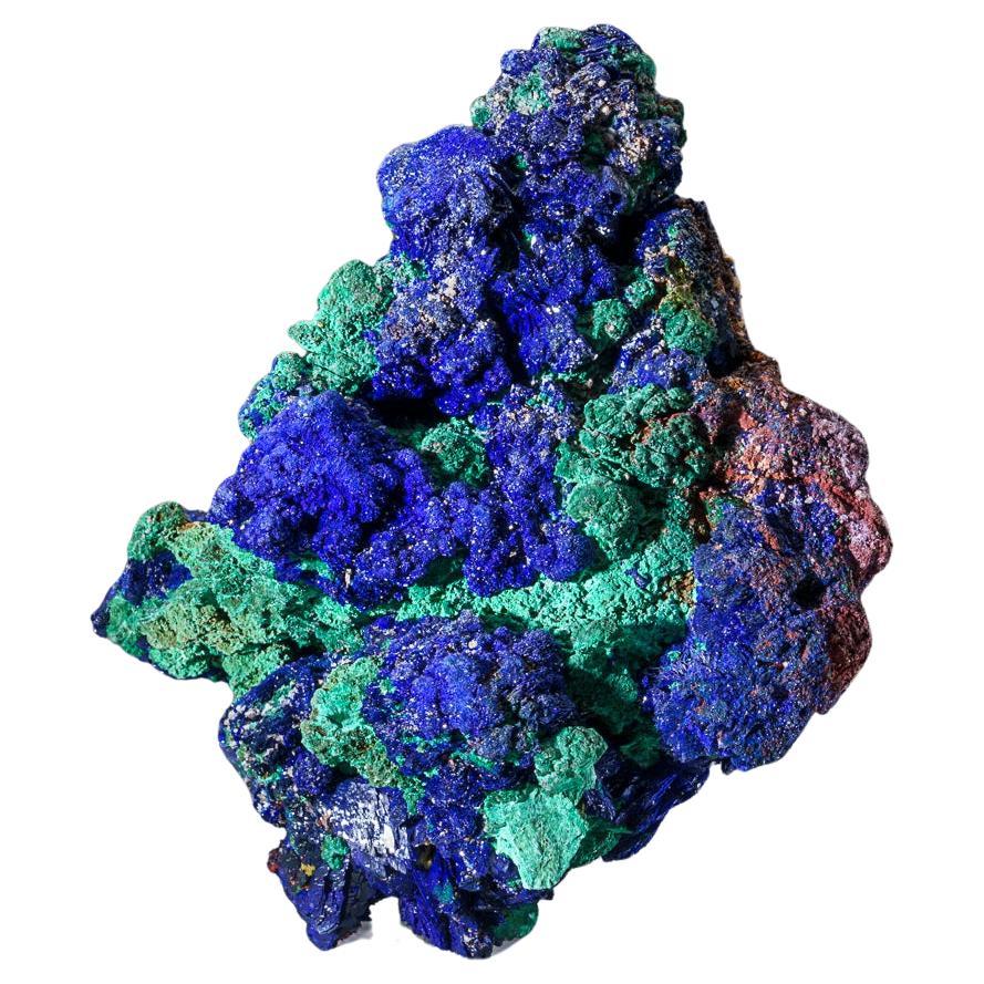 Azurite with Malachite from Bisbee, Arizona USA In New Condition For Sale In New York, NY