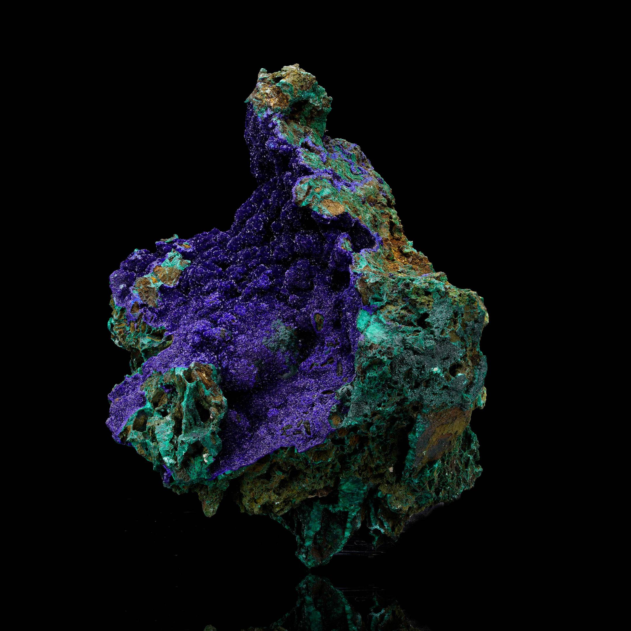Contemporary Azurite With Malachite From China For Sale