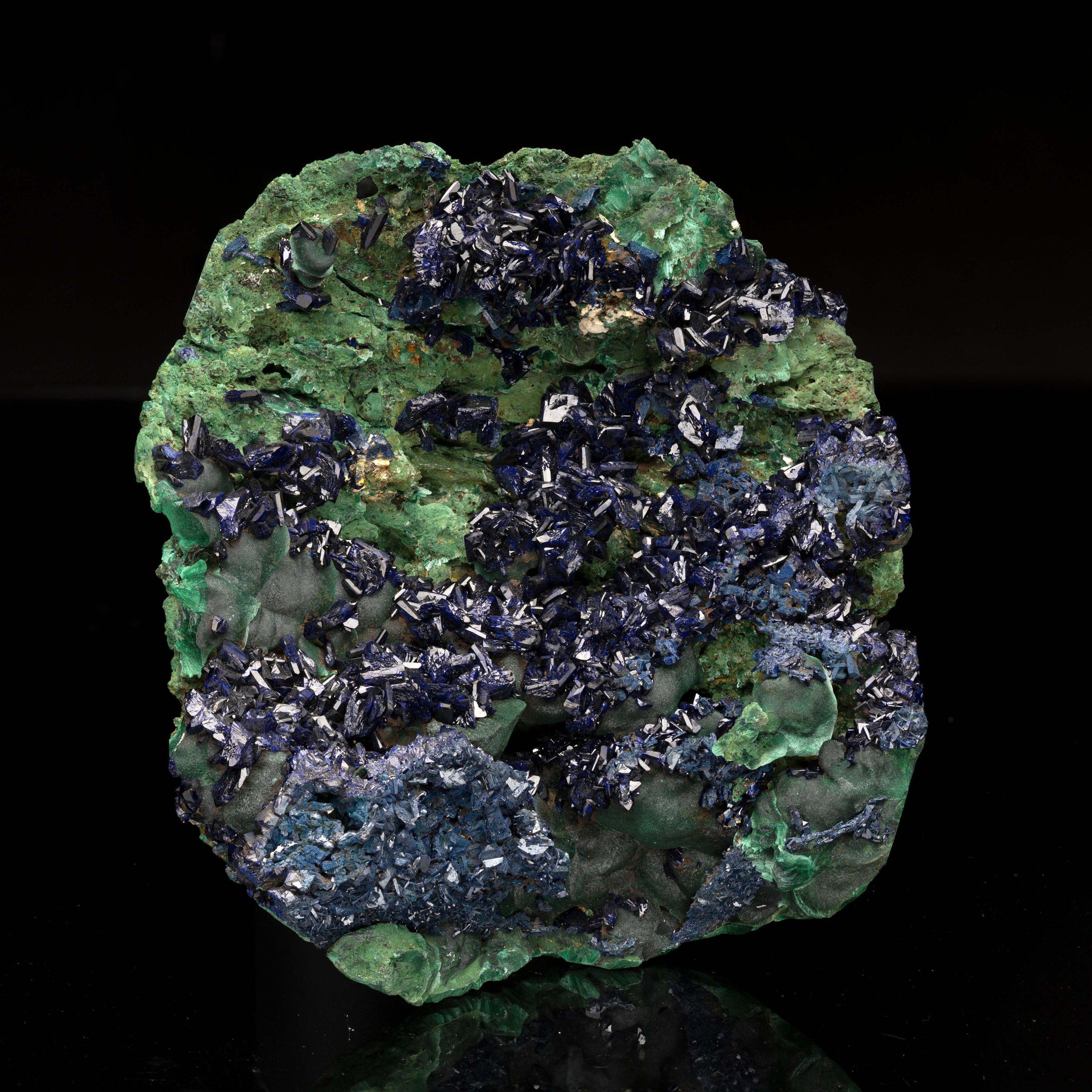 Southeast Asian Azurite with Malachite From Laos For Sale