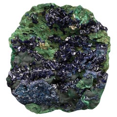 Azurite with Malachite From Laos