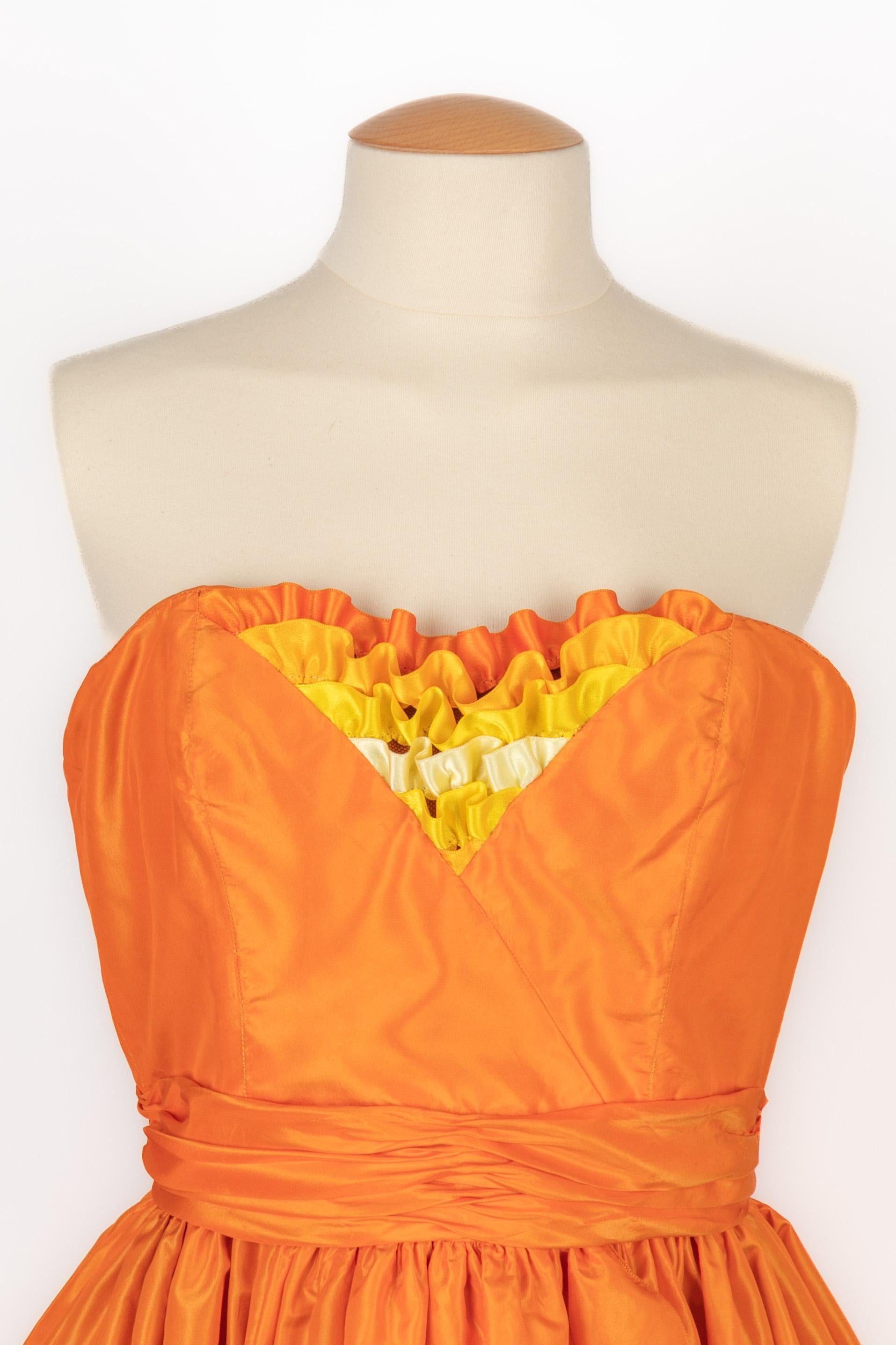 Azzaro bustier dress For Sale 2