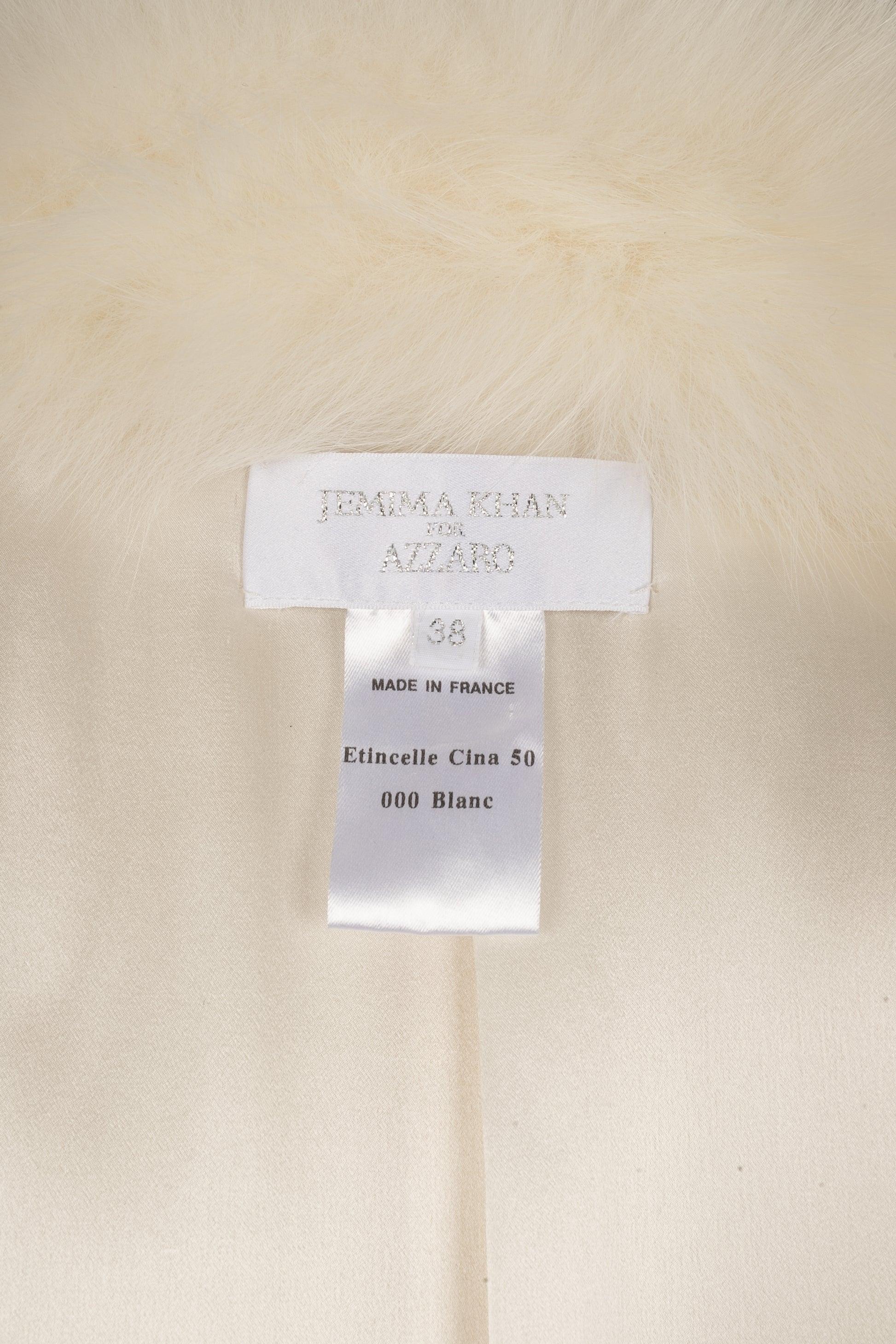 Manteau en cachemire et fourrure Azzaro 6