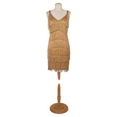 Azzaro fringed dress