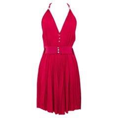 Azzaro Vestito rosa lampone, taglia 38FR