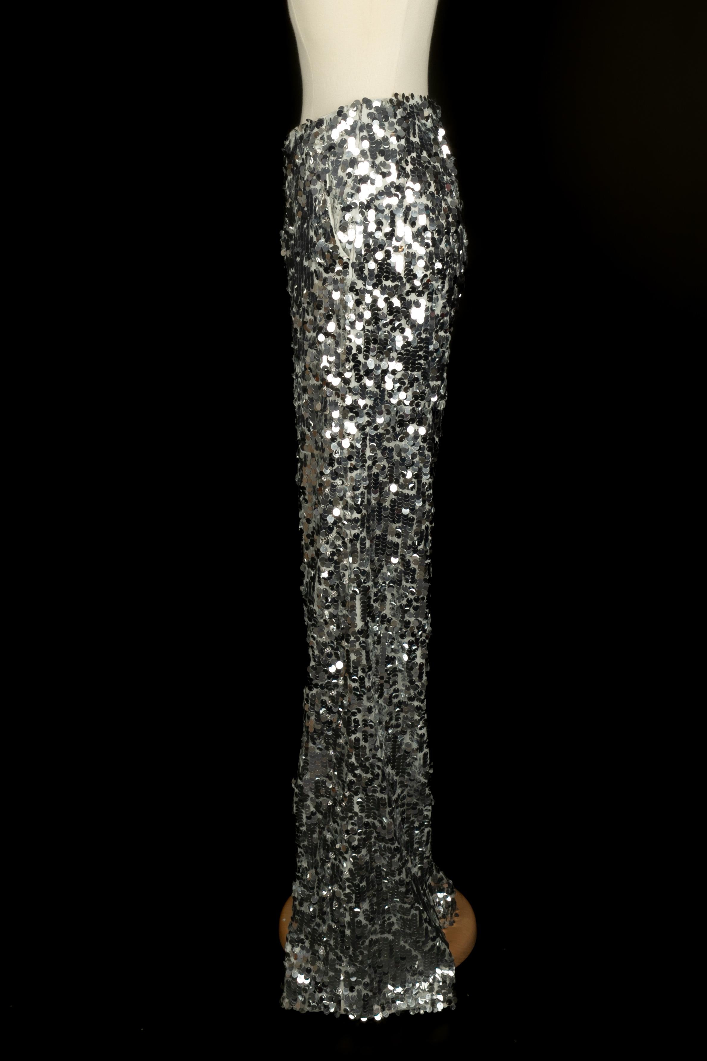 Women's Azzaro sequined pants For Sale