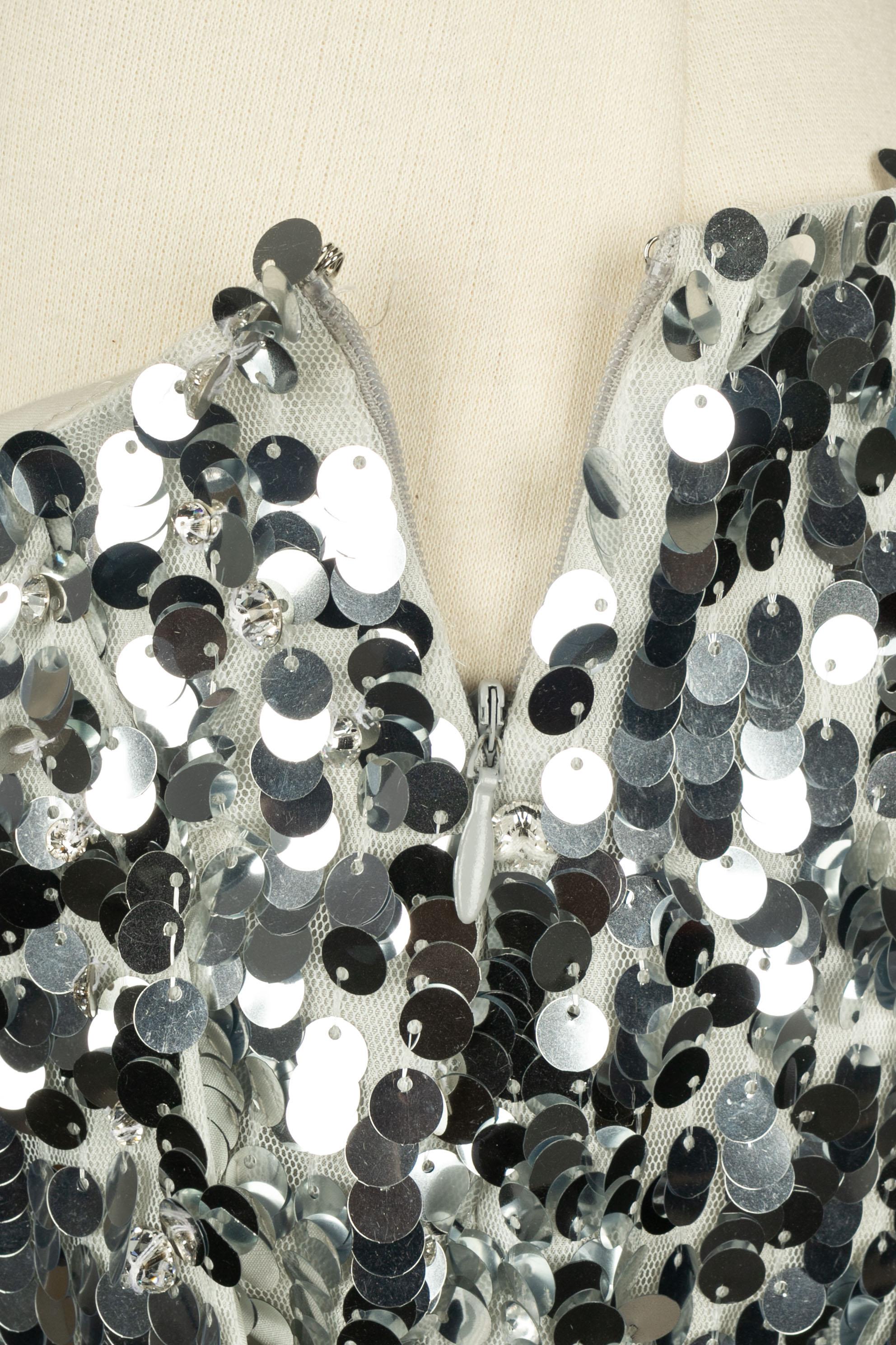 Azzaro sequined pants For Sale 2