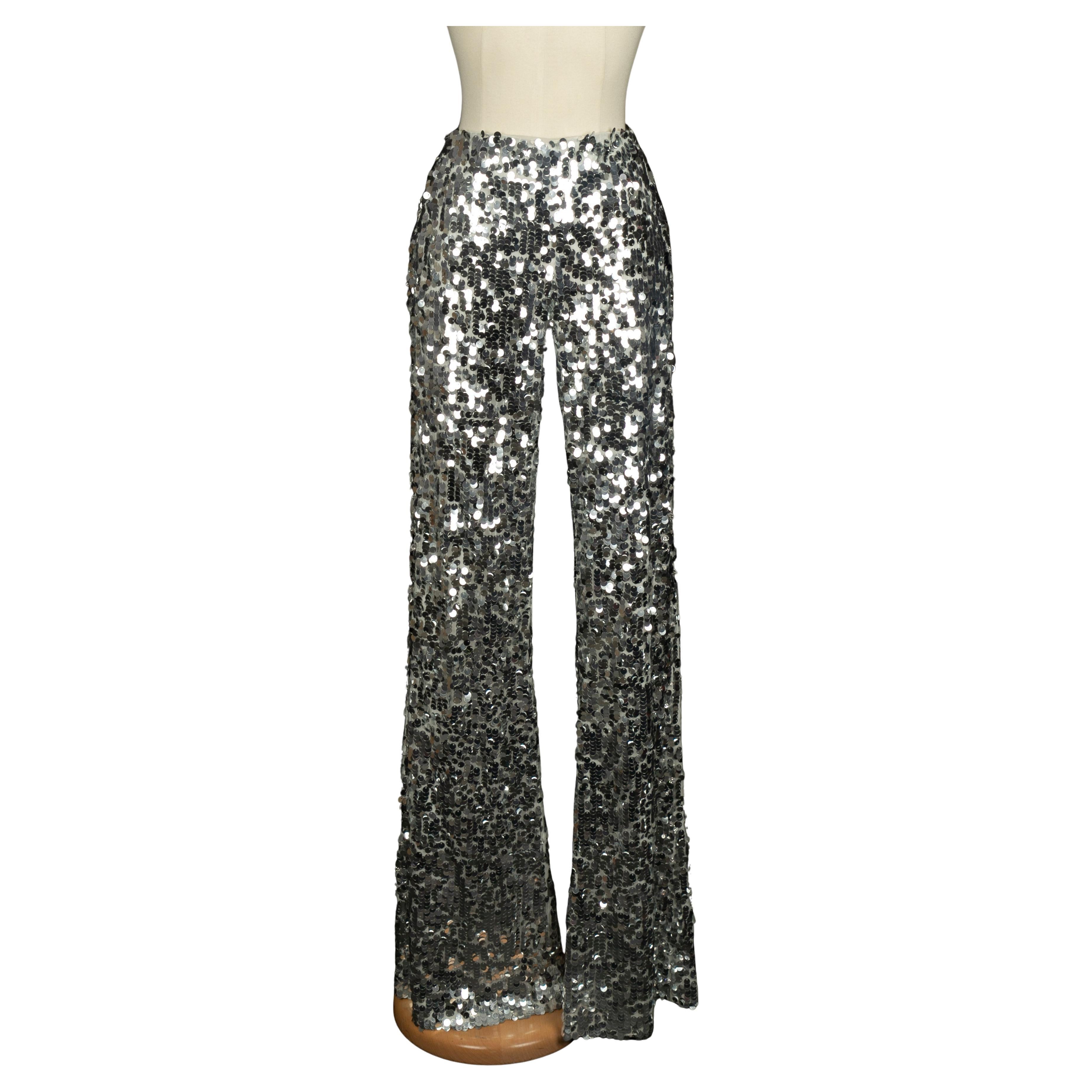 Azzaro sequined pants For Sale