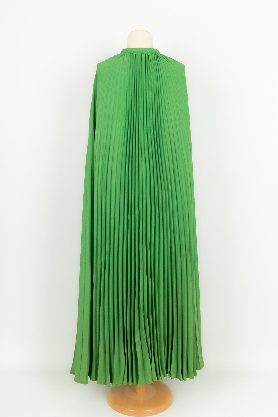 Azzaro Short Strapless Dress with Cape In Good Condition For Sale In SAINT-OUEN-SUR-SEINE, FR