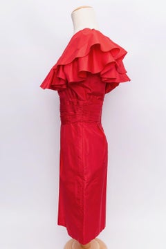 Azzaro Taffeta Dress, Size 36FR