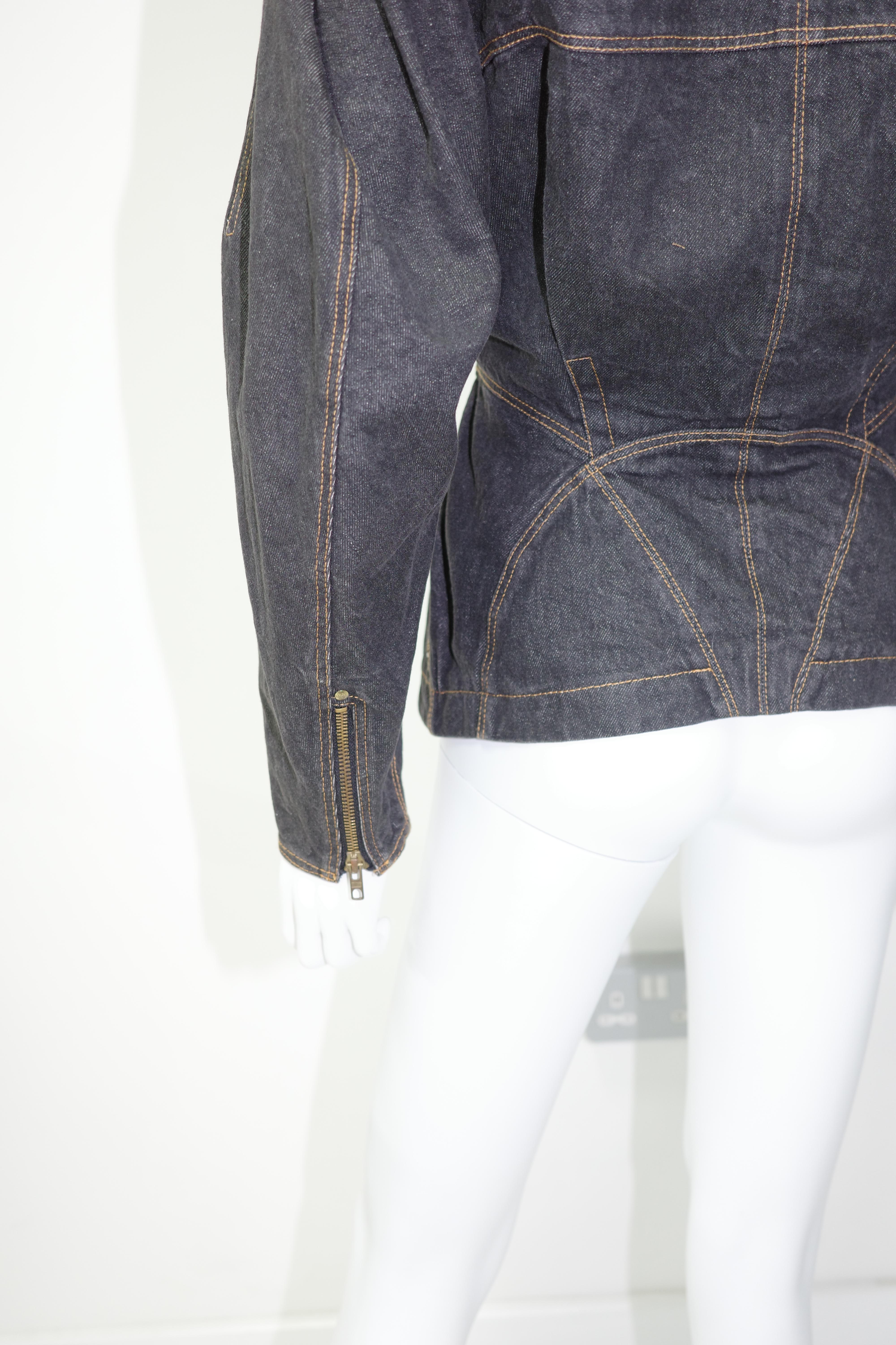 Chaqueta vaquera Azzedine Alaia años 80 en venta 7