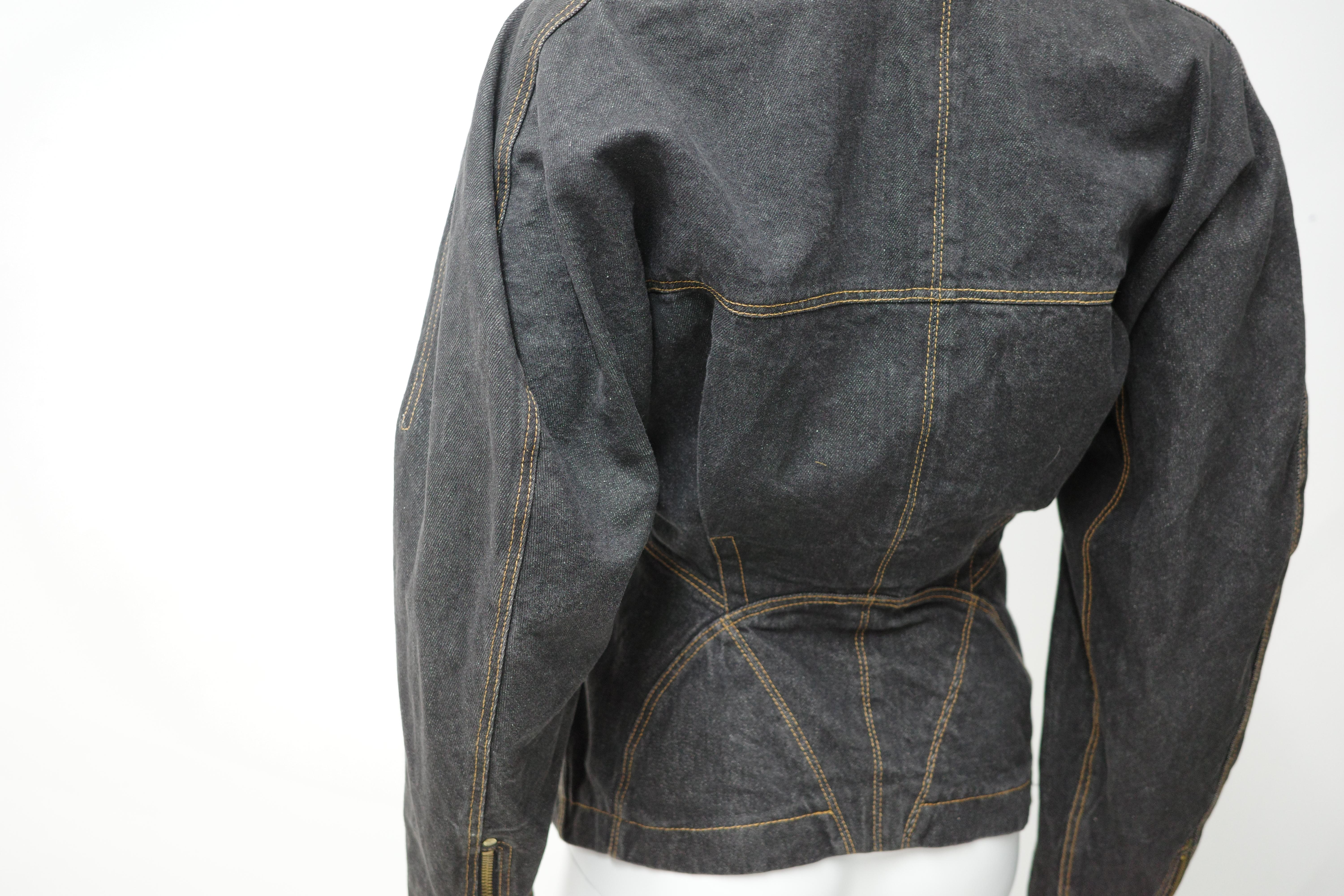 Chaqueta vaquera Azzedine Alaia años 80 en venta 8