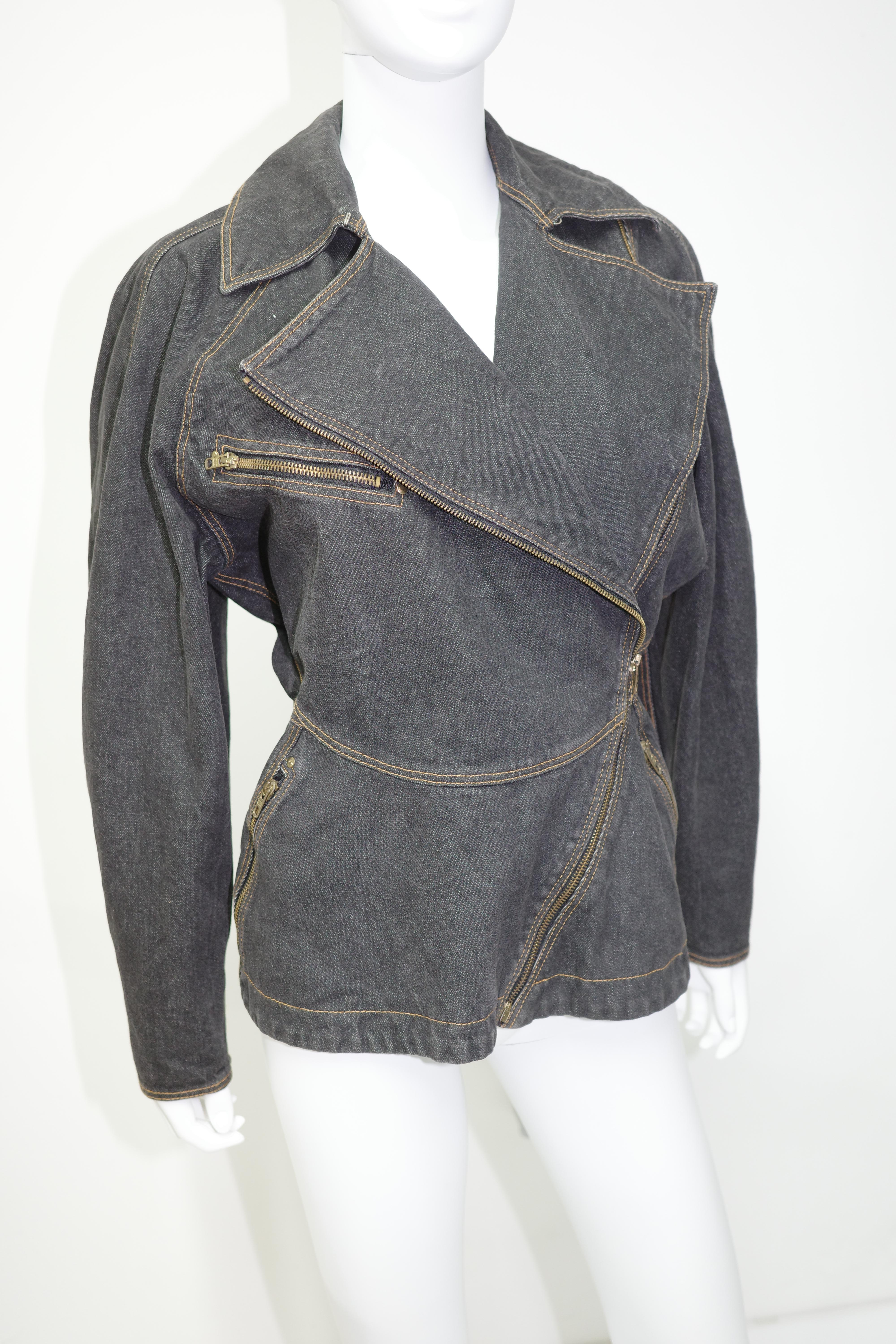 Chaqueta vaquera Azzedine Alaia años 80 en venta 9