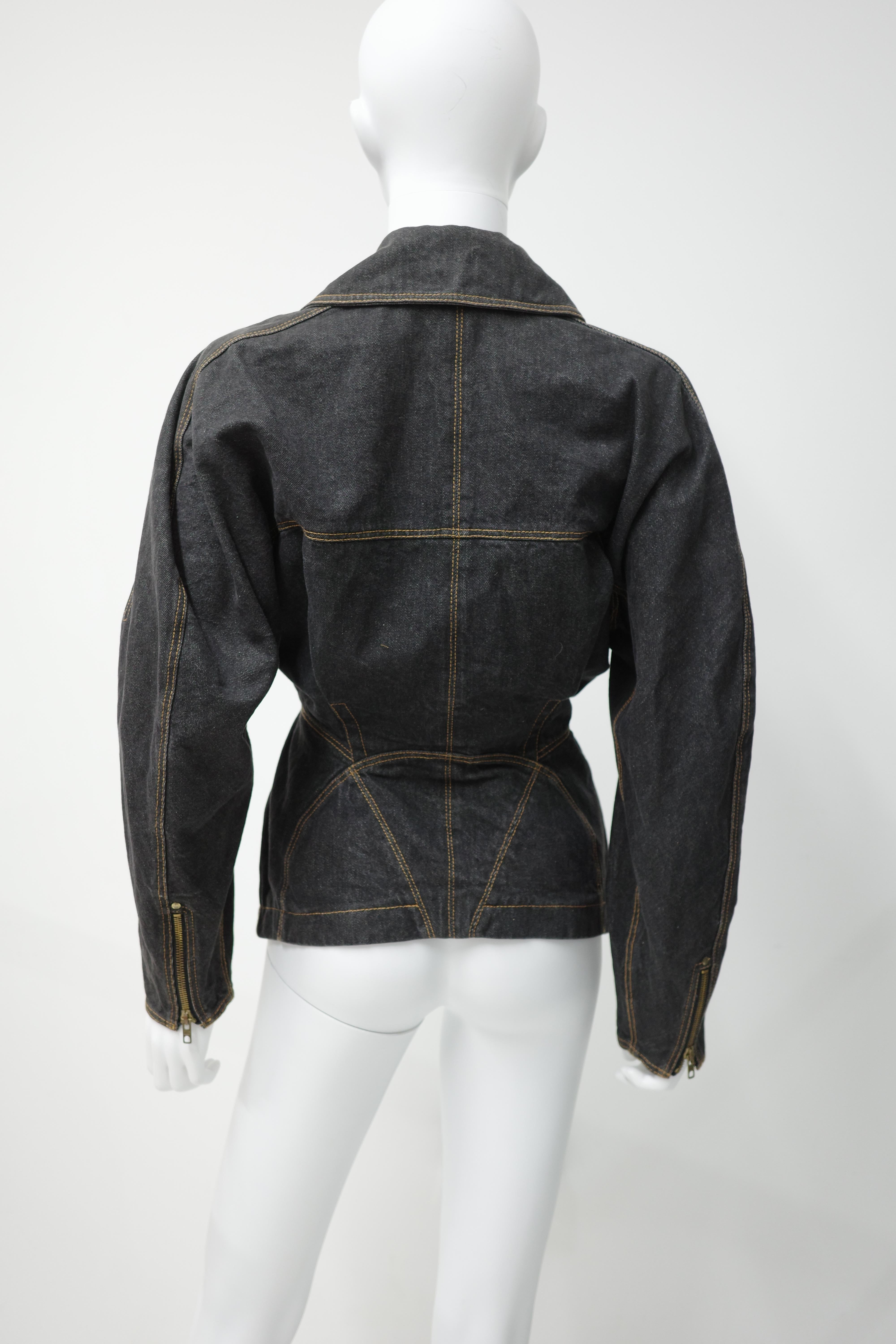 Chaqueta vaquera Azzedine Alaia años 80 en venta 2