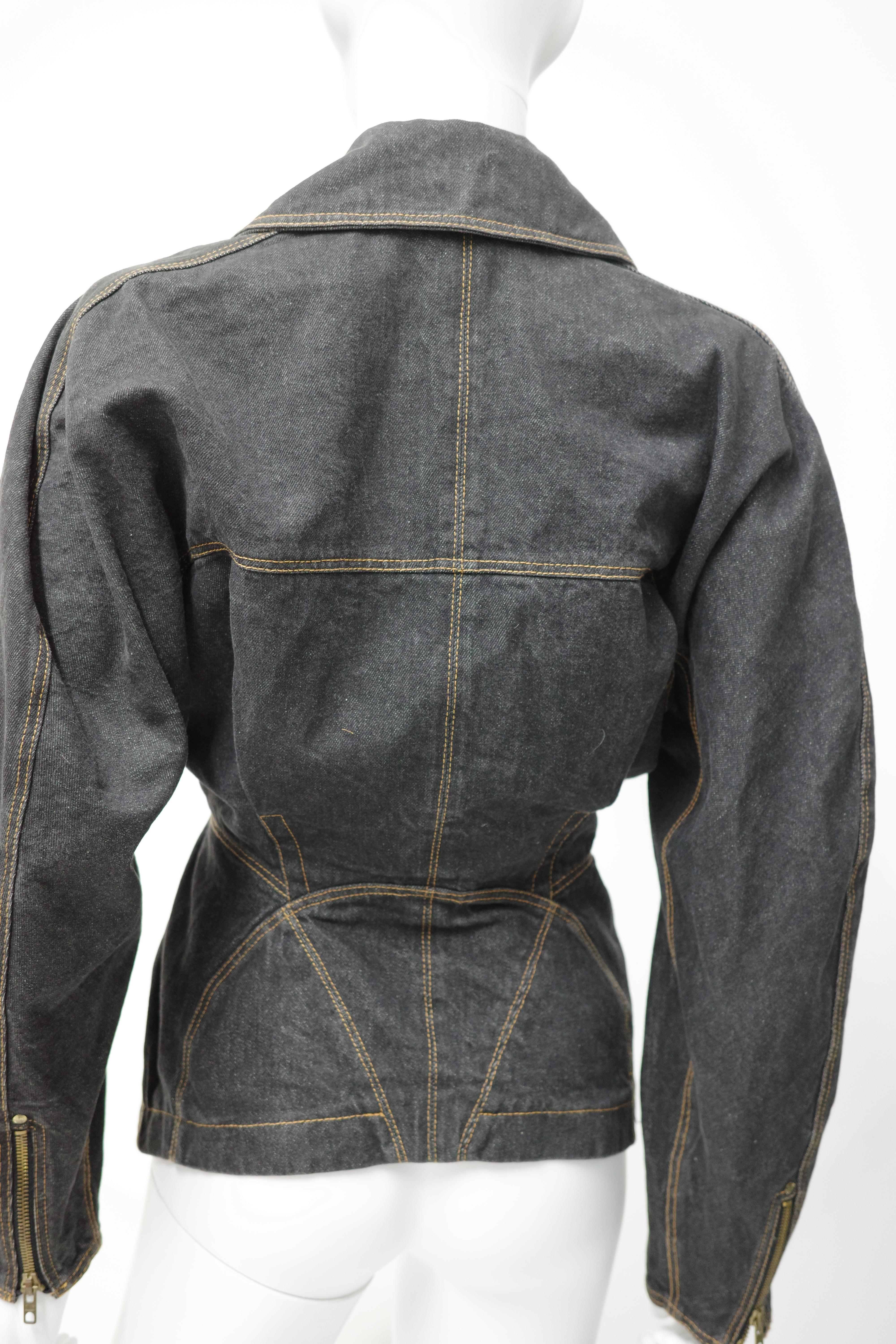 Chaqueta vaquera Azzedine Alaia años 80 en venta 3