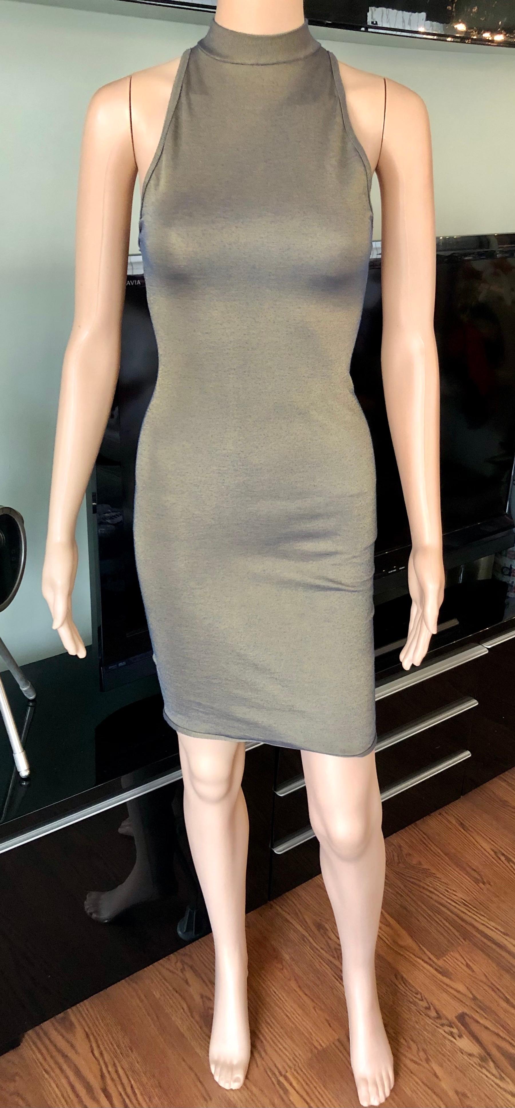 Women's Azzedine Alaia 1990's Vintage Bodycon Mini Dress