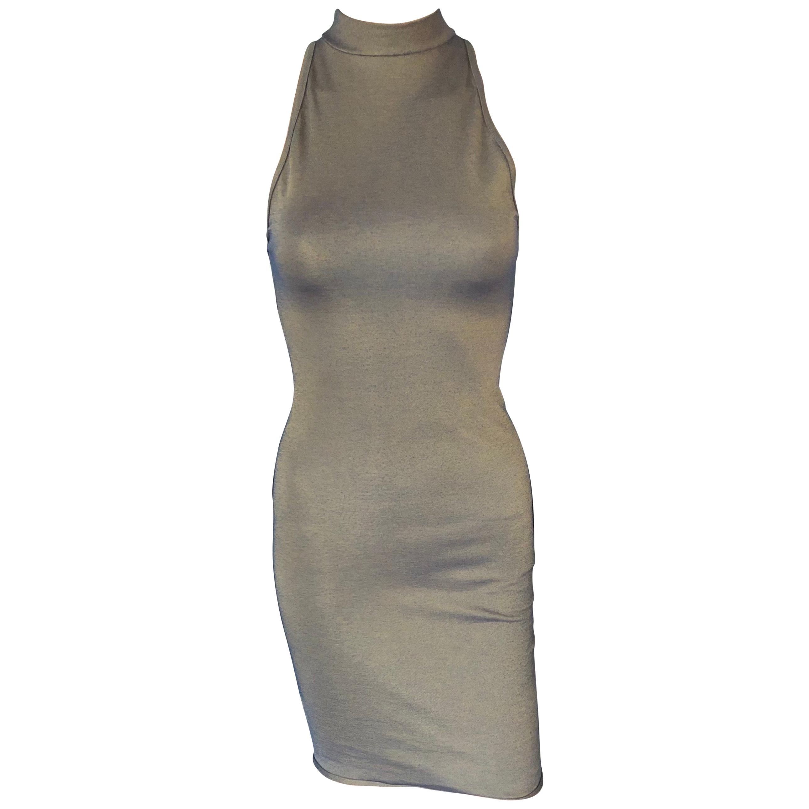 Azzedine Alaia 1990's Vintage Bodycon Mini Dress