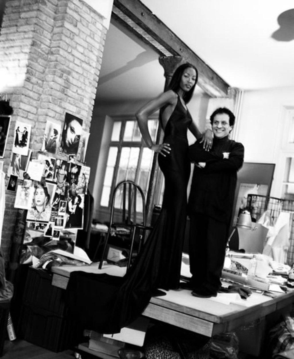 azzedine alaia black dress