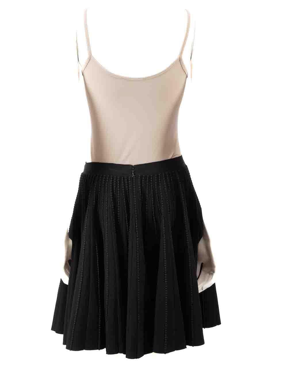 Azzedine Alaïa Black Flared Mini Skirt Size S In Excellent Condition For Sale In London, GB
