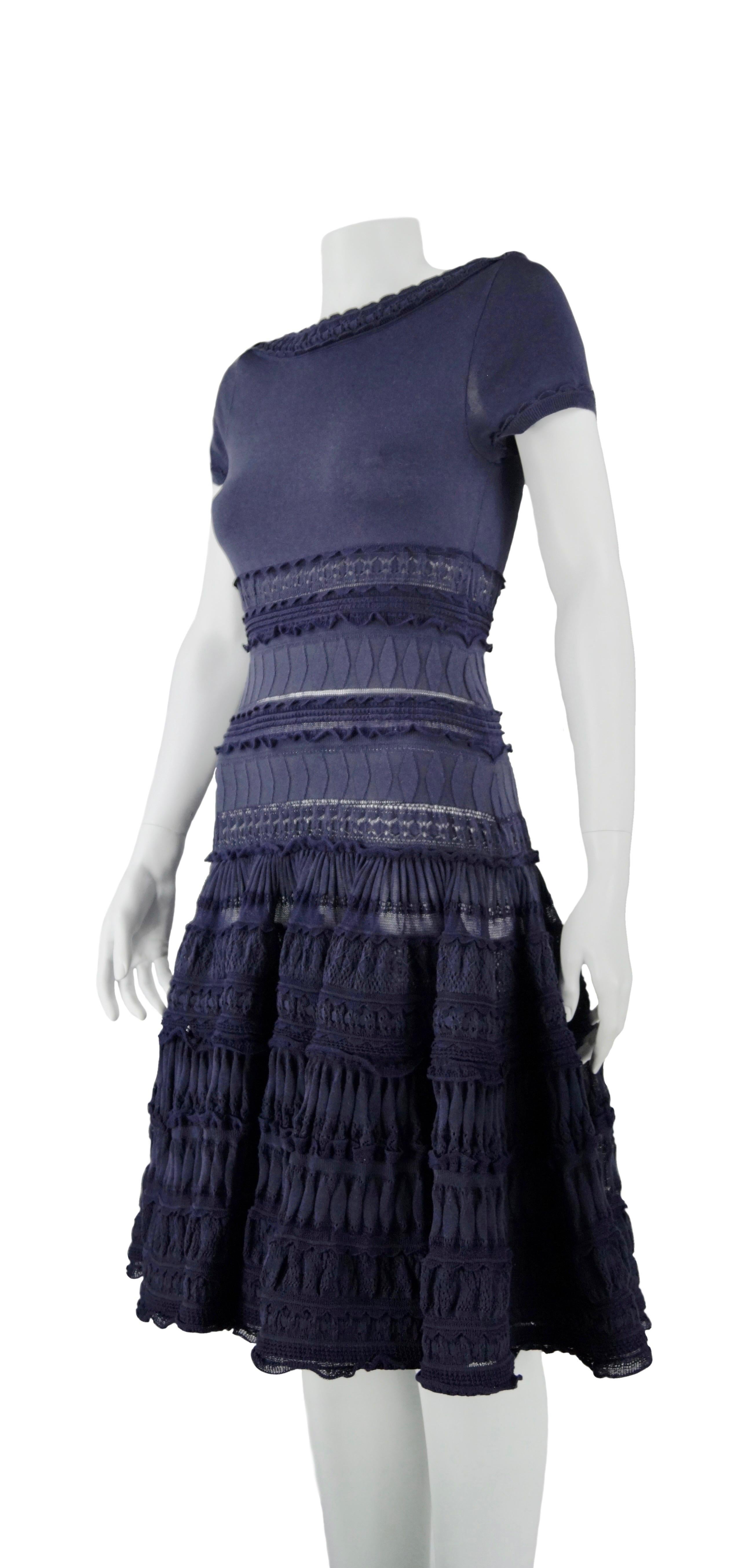 Azzedine Alaïa blue dress FR 38 2