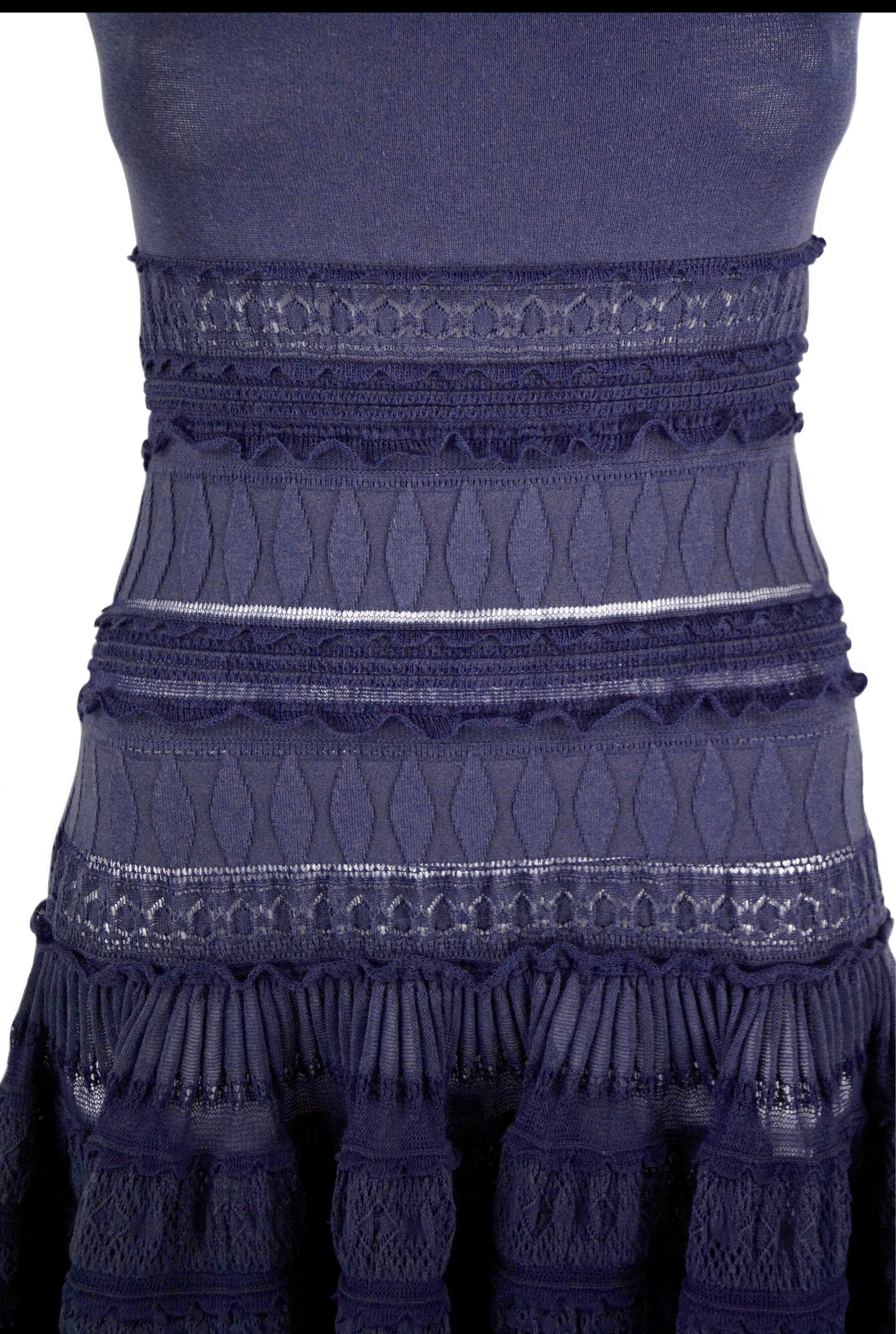 Azzedine Alaïa blue dress FR 38 3