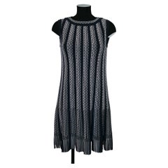 Azzedine Alaïa Blue Knit Sleeveless Dress