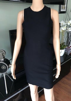 Azzedine Alaïa - Robe noire moulante ajustée et ajustée au dos