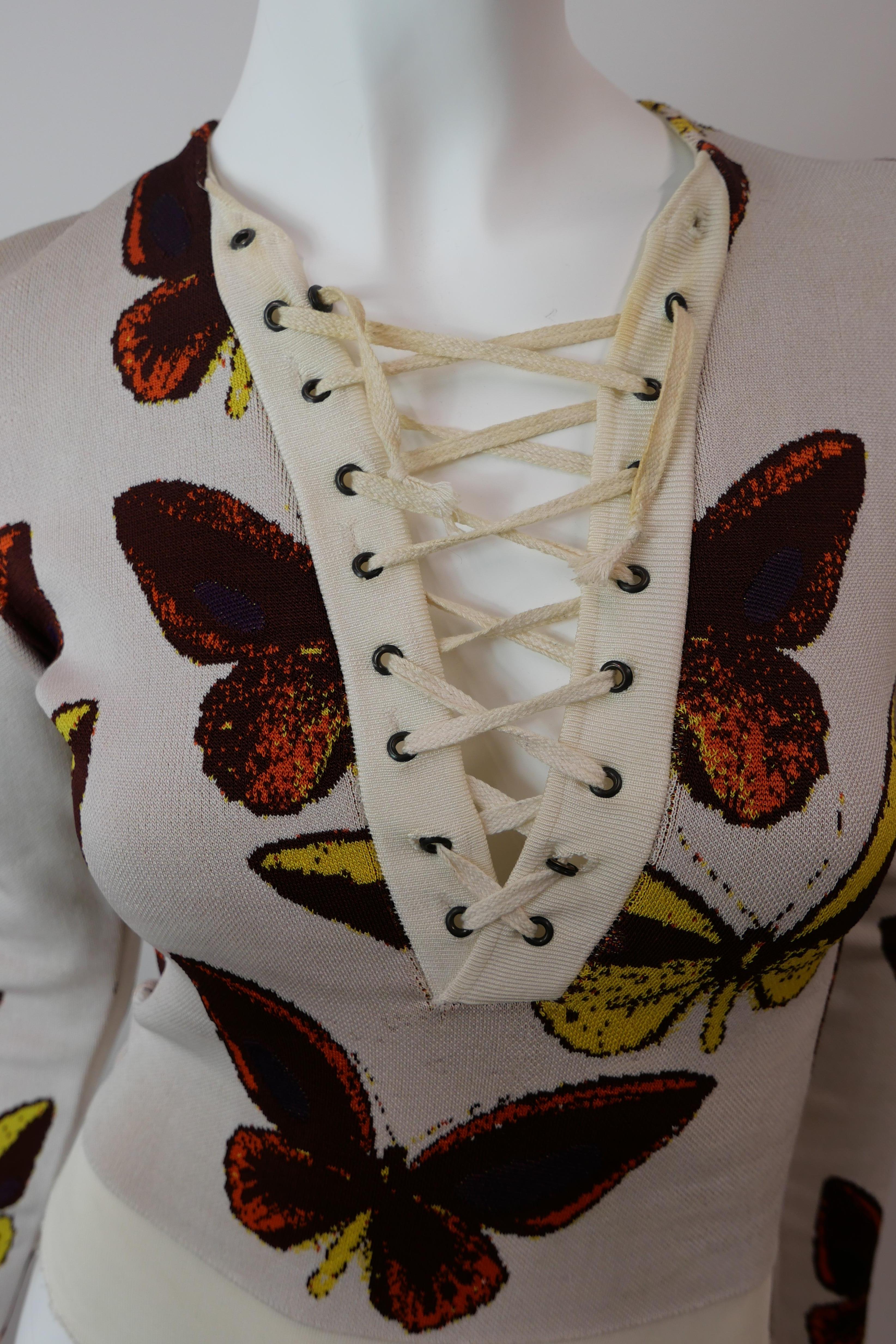 Azzedine Alaia Set di farfalle 1991 in vendita 2