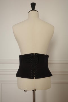 AZZEDINE ALAIA, CORSET 80's
