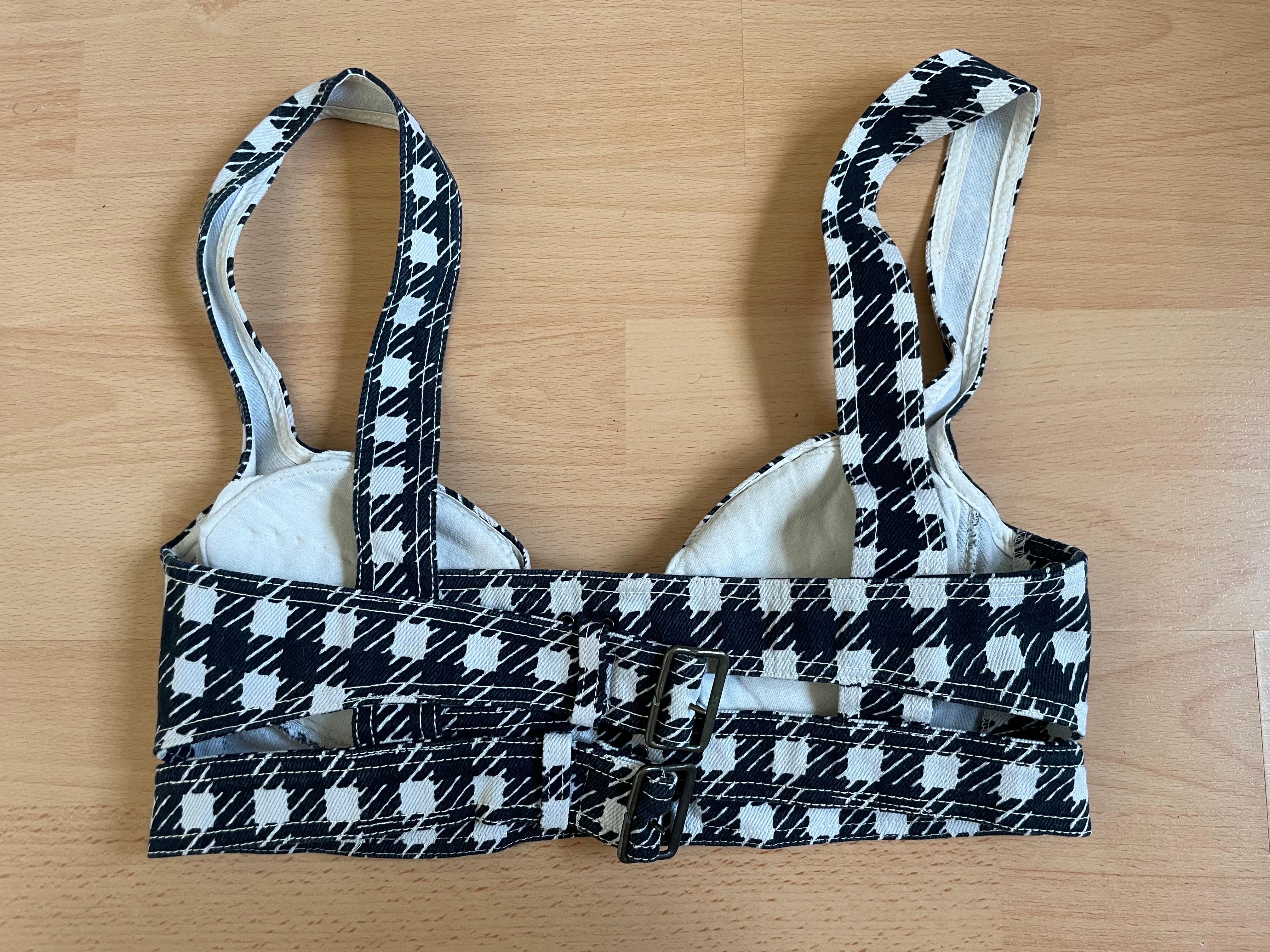 Azzedine Alaia crop top corset bustier collection tati en vente 6