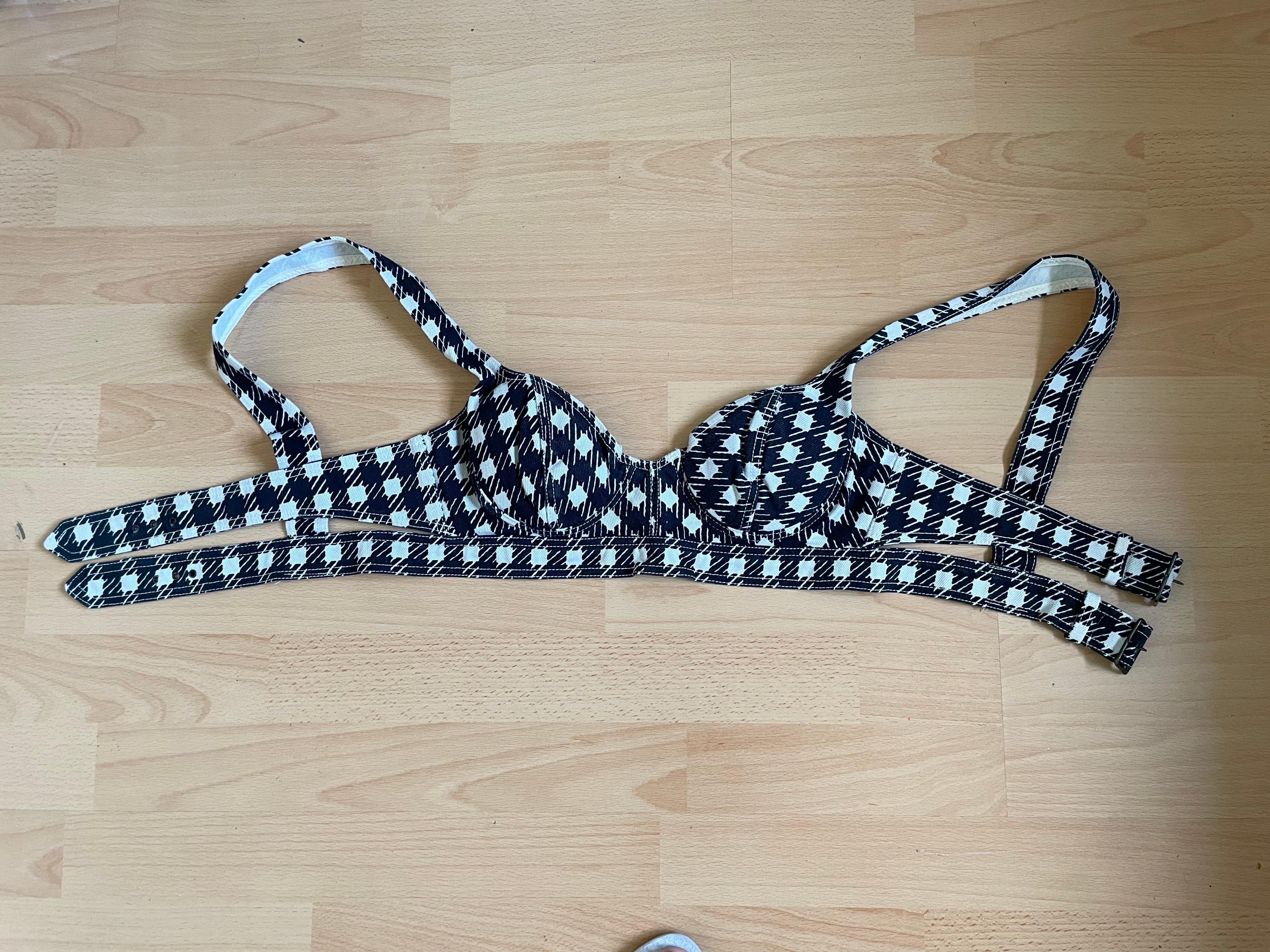 Azzedine Alaia crop top corset bustier collection tati Bon état - En vente à CACHAN, FR