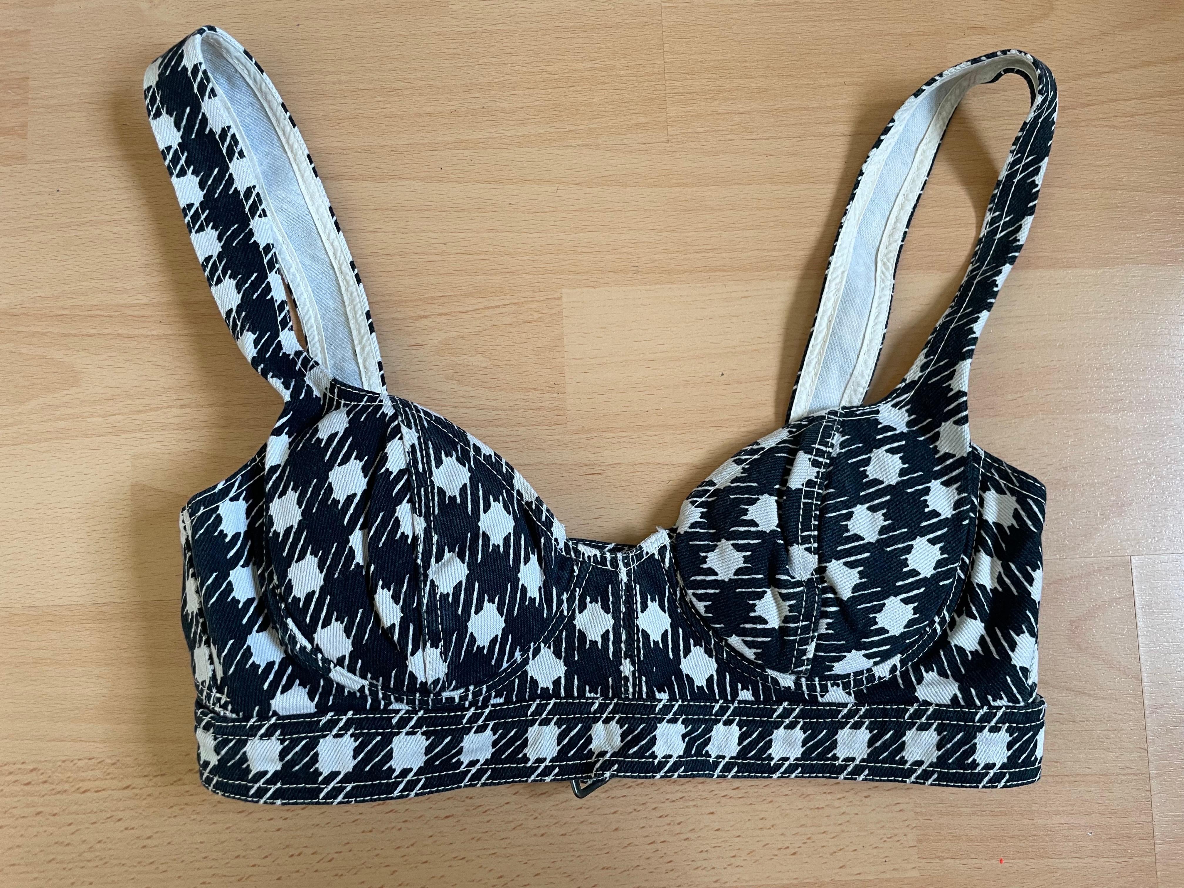 Azzedine Alaia crop top corset bustier collection tati en vente 2