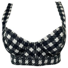 Azzedine Alaia crop top corset bustier tati collection