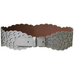 Azzedine Alaïa Cutout Leather Waist Belt