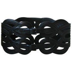 Azzedine Alaïa Cutout Leather Waist Belt