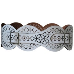 Azzedine Alaïa Cutout Leather Waist Belt