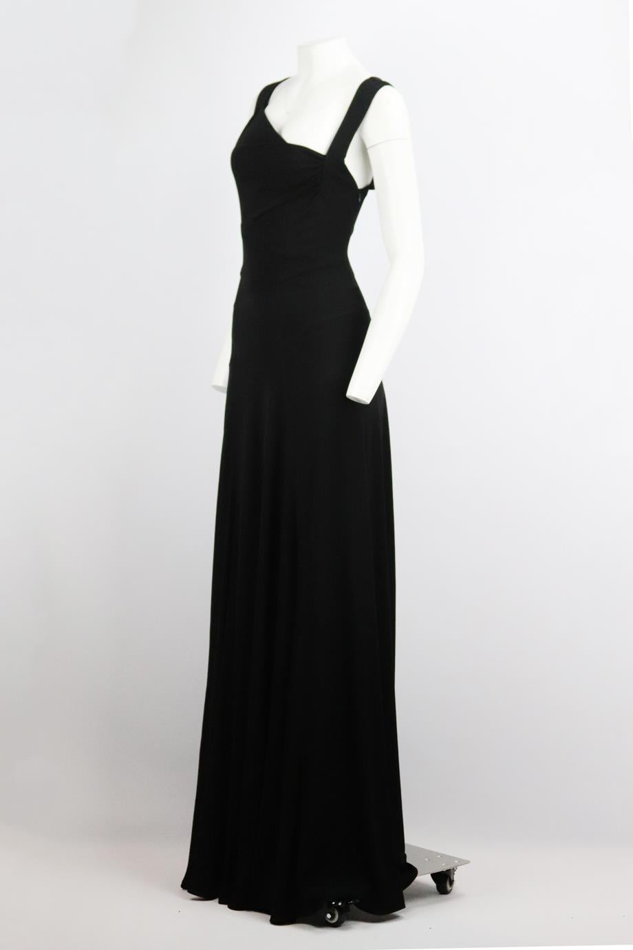 Azzedine Alaïa Draped Jersey Gown Fr 42 Uk 14 In Excellent Condition In London, GB