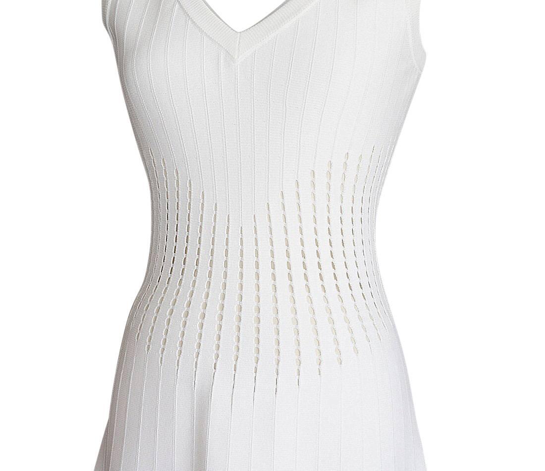 white alaia dress