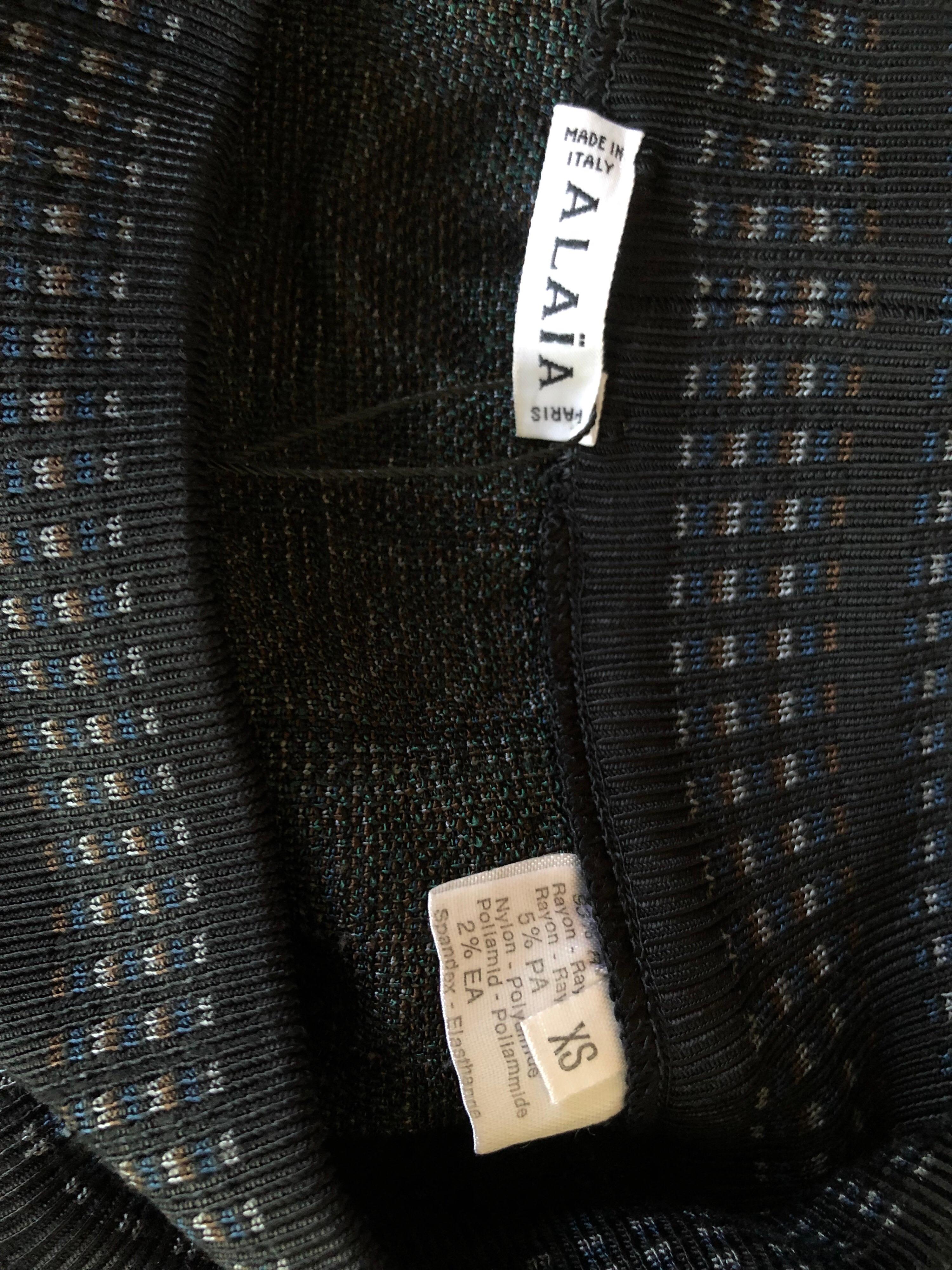 Azzedine Alaia F/W 1990 Vintage Knit Bodysuit 1