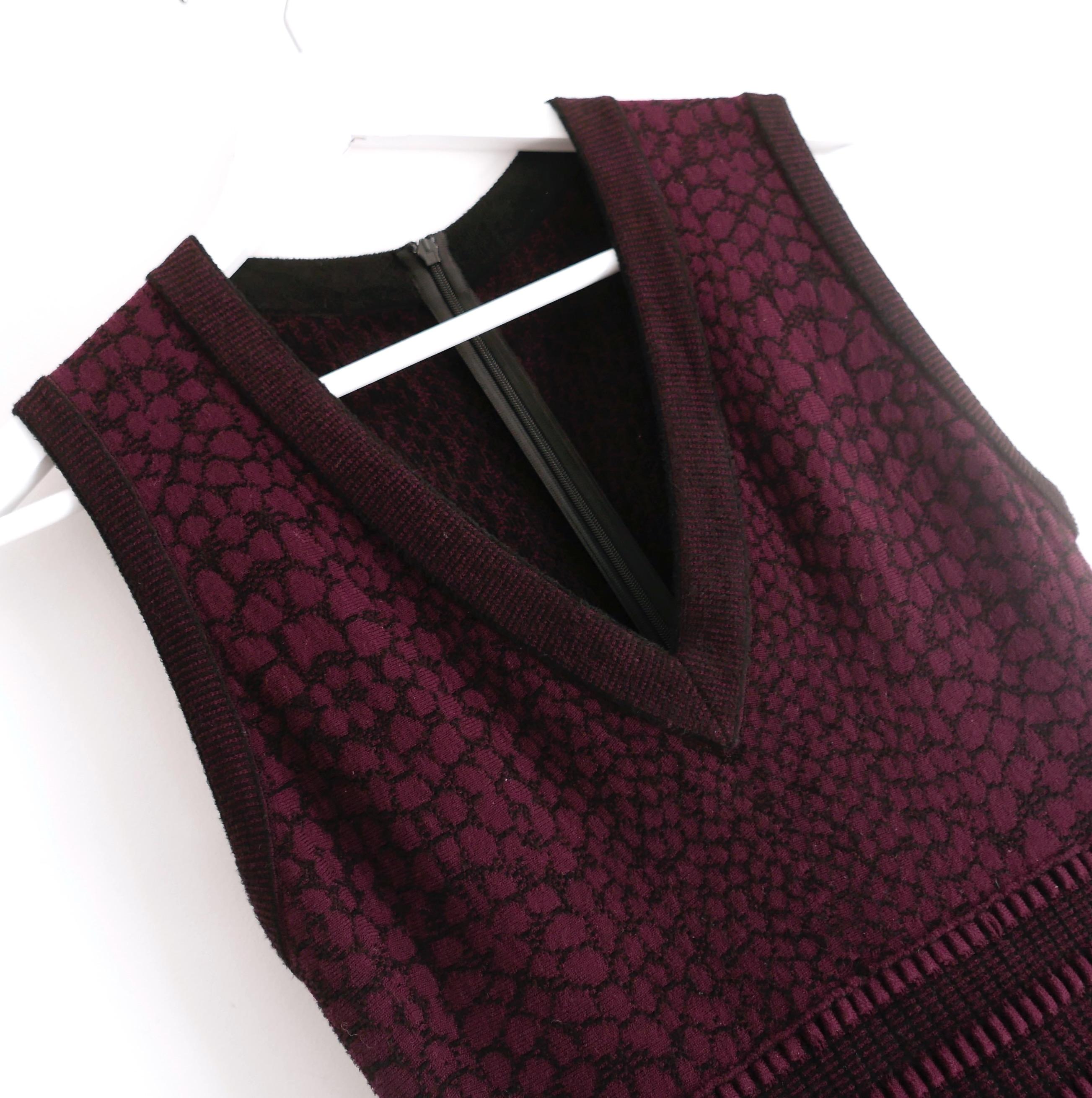 Azzedine Alaïa Fall 2010 Textured Wool Skater Dress In New Condition For Sale In London, GB