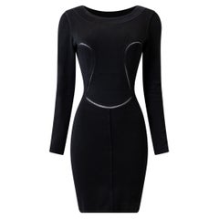 AZZEDINE ALAÏA Fall Winter 1991 Vintage Sculpting Bodycon Dress