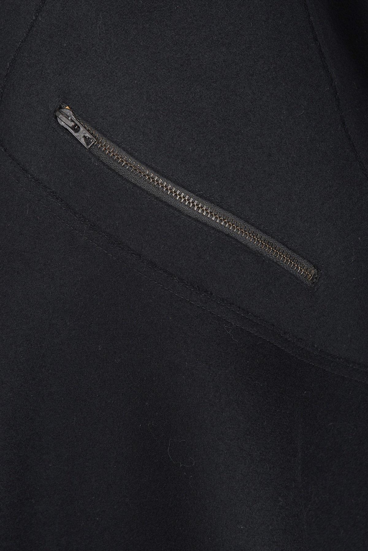 AZZEDINE ALAÏA FW 86 rare and iconic double breast woolen godet coat For Sale 2