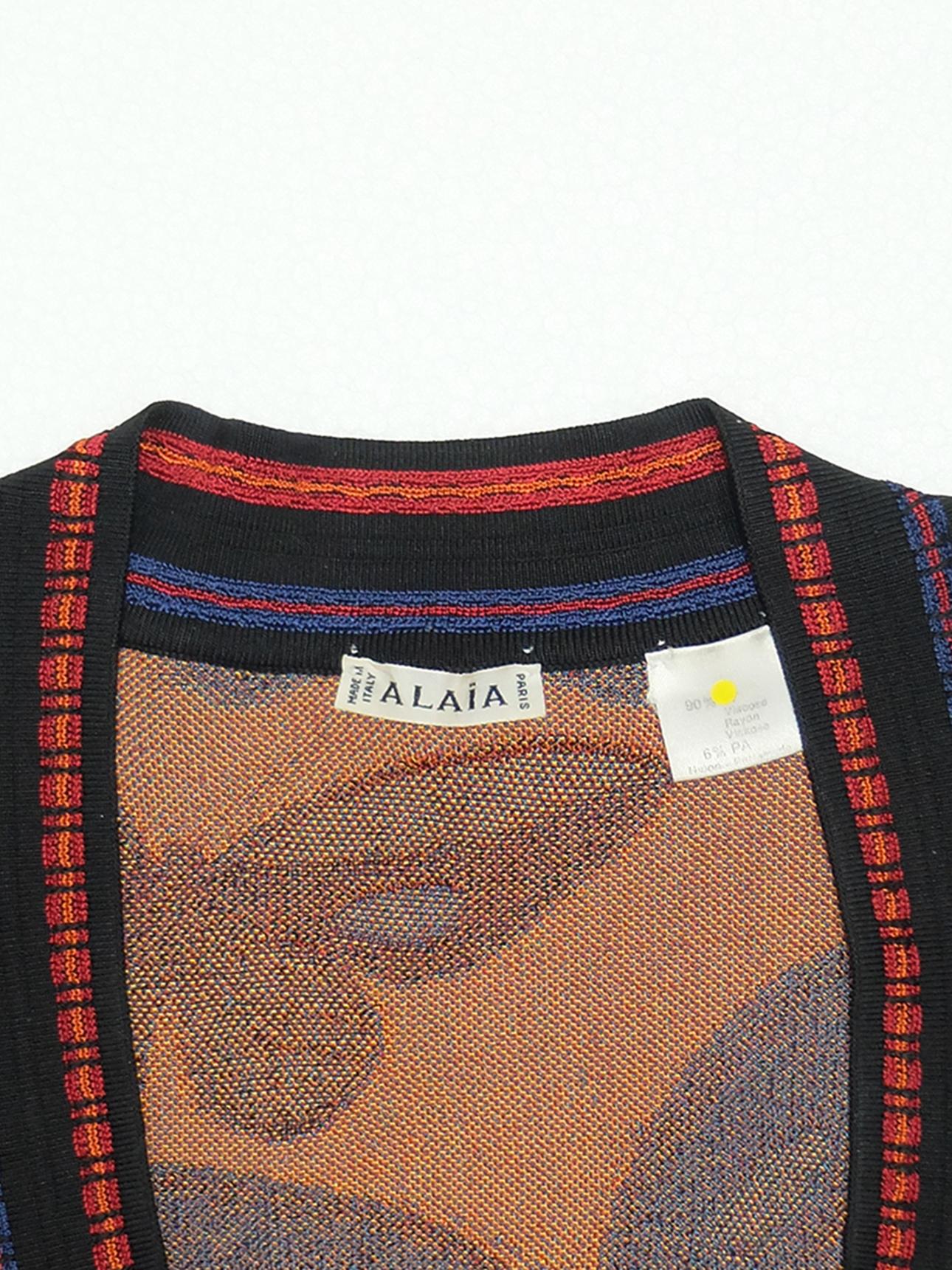 Women's Azzedine Alaïa FW1991 Butterfly Knit Top For Sale