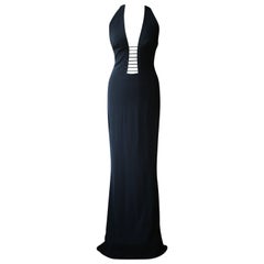 Azzedine Alaïa Haute Couture Cutout Lace-Up Gown