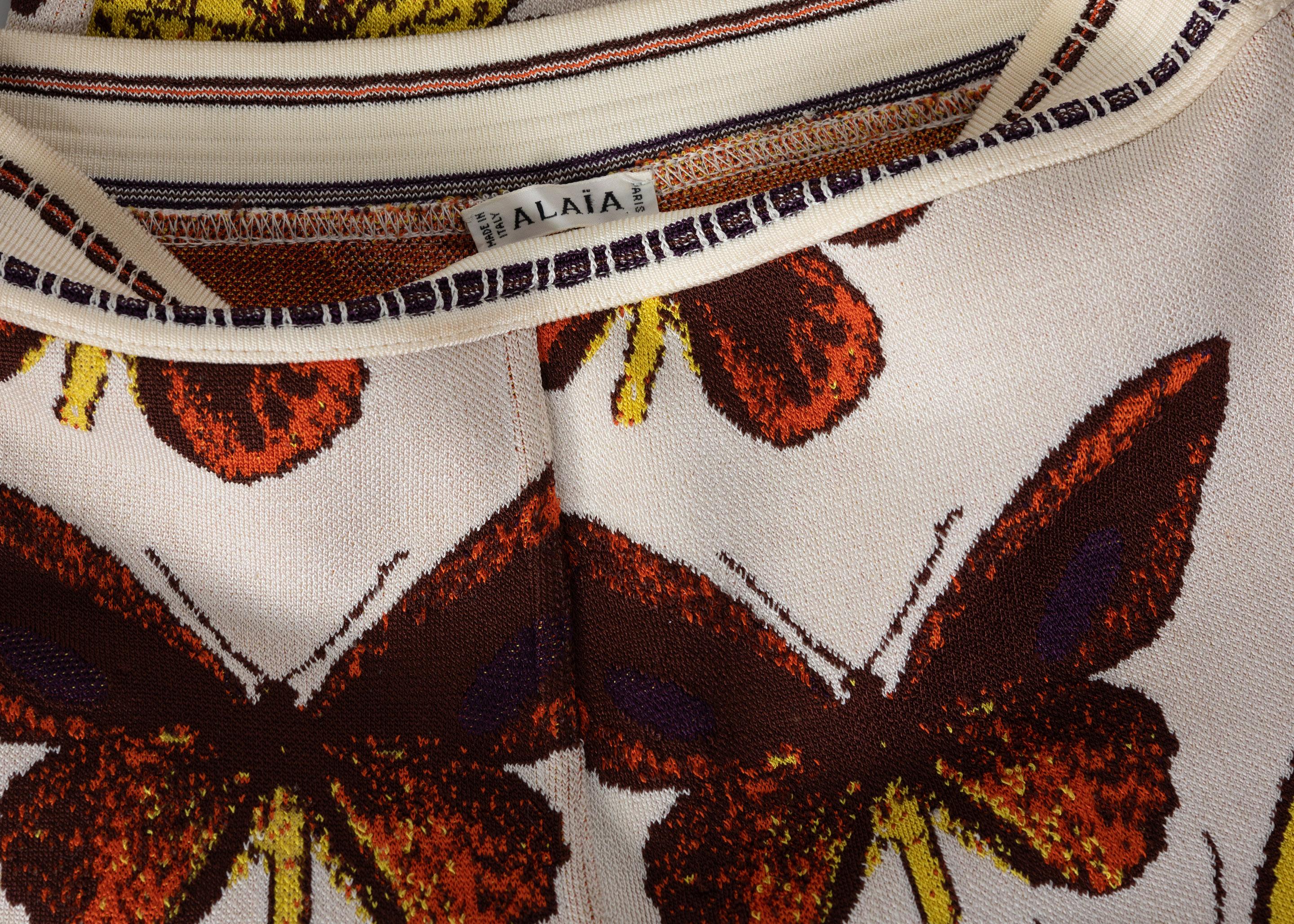 Azzedine Alaia Iconic Runway Butterfly Leggings, 1991 2