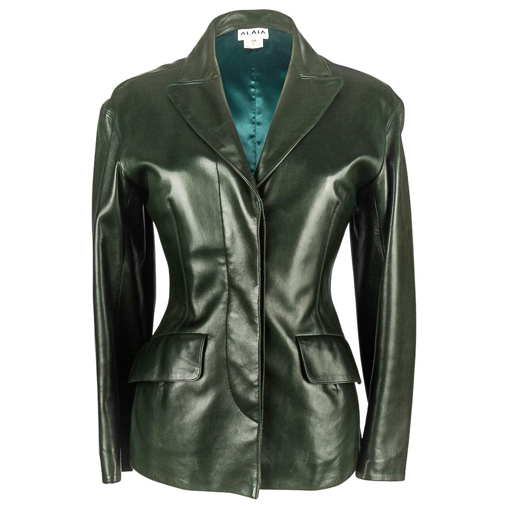 Green Leather Jackets - 23 For Sale on 1stDibs | kelly green 
