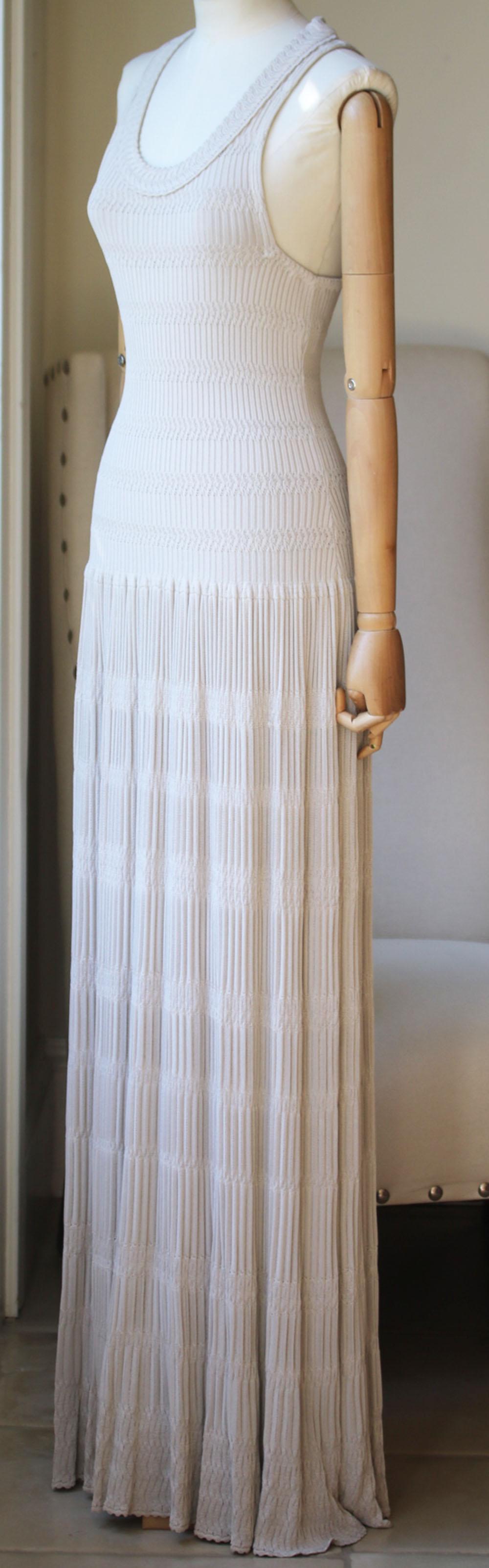 alaia maxi dress